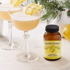 Nielsen-Massey paste blended into frosting for brighter citrus taste