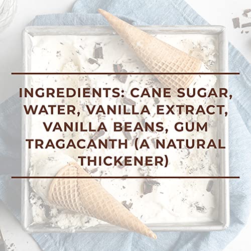 Nielsen-Massey label close-up highlighting ingredients and quality assurance
