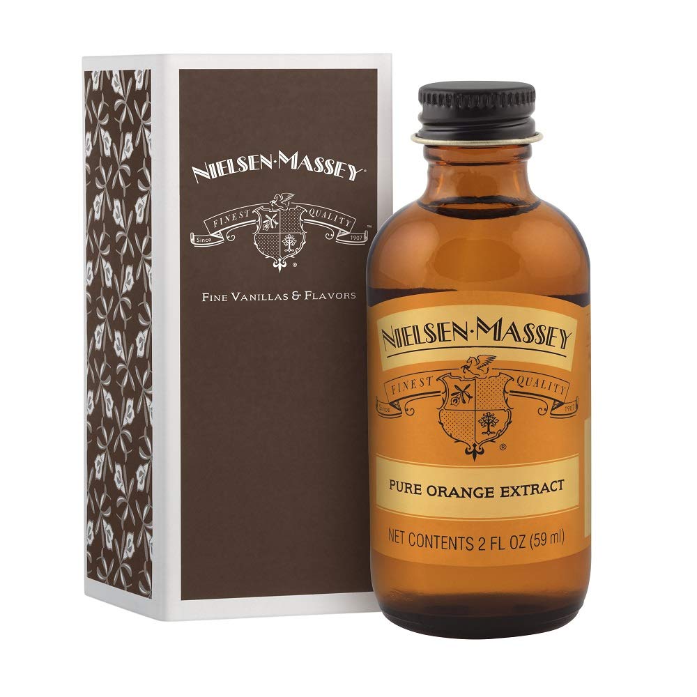 Nielsen-Massey front label showing product name and size for trusted citrus flavor