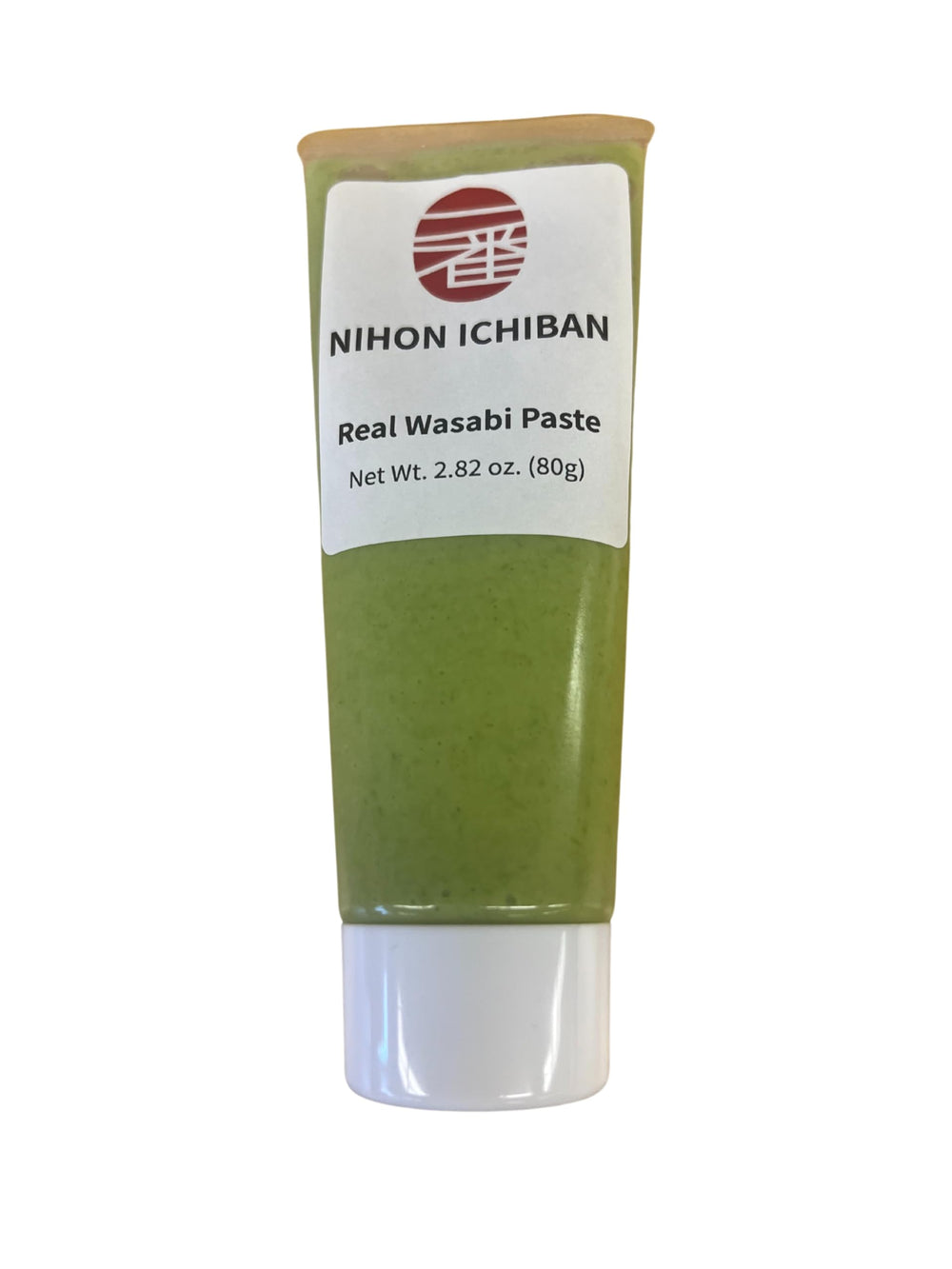 NIHON ICHIBAN front packaging showing authentic Japanese wasabi paste benefit: true wasabi flavor