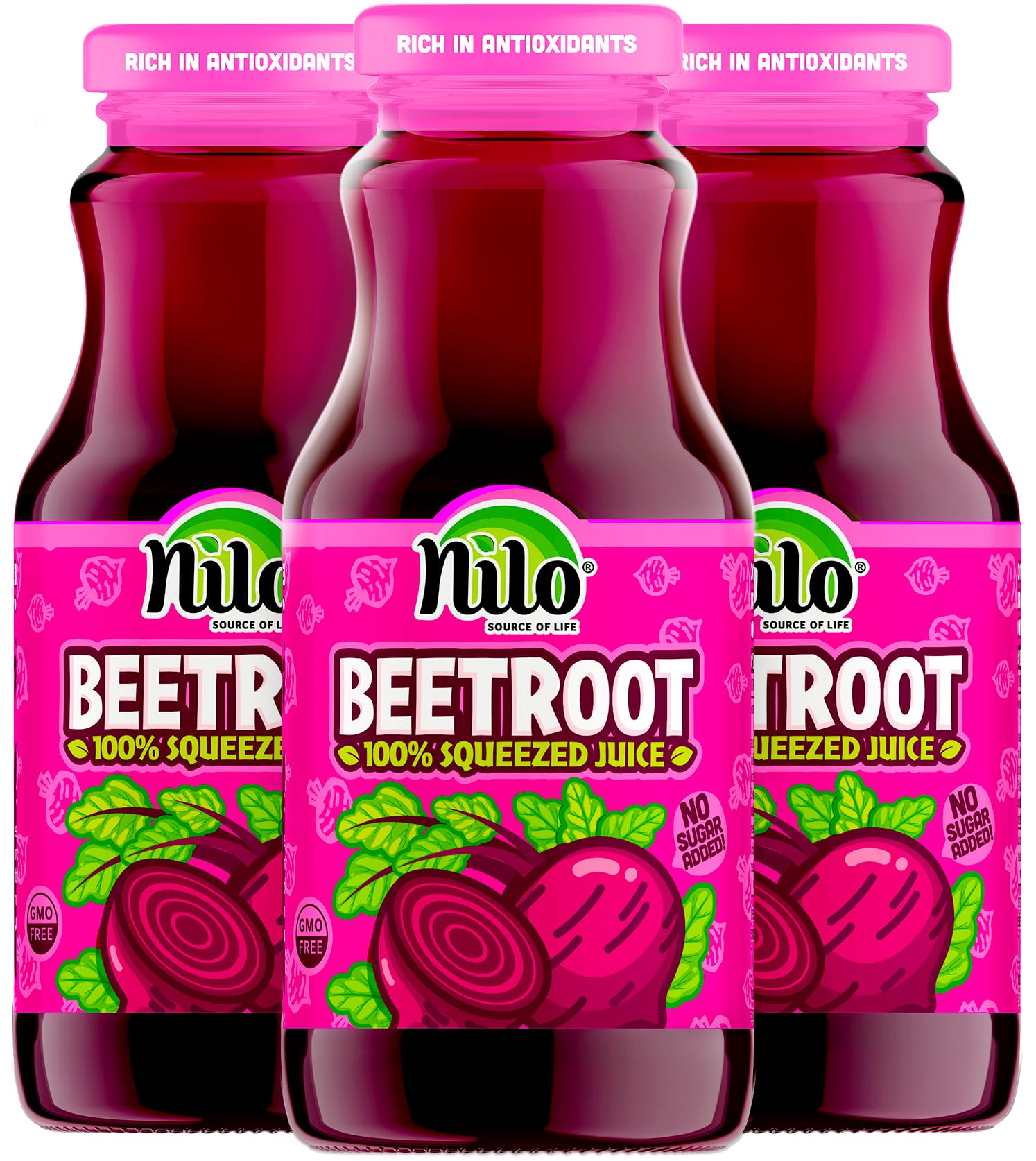 NILO front packaging showing label and bottle for clear ingredient info