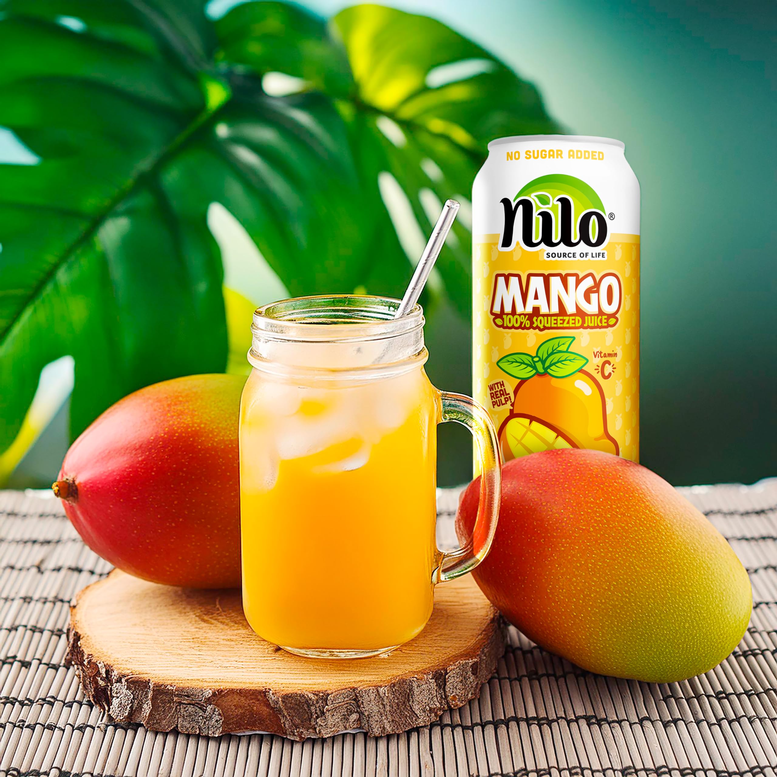 NILO ingredient label close-up showing no sugar added benefits