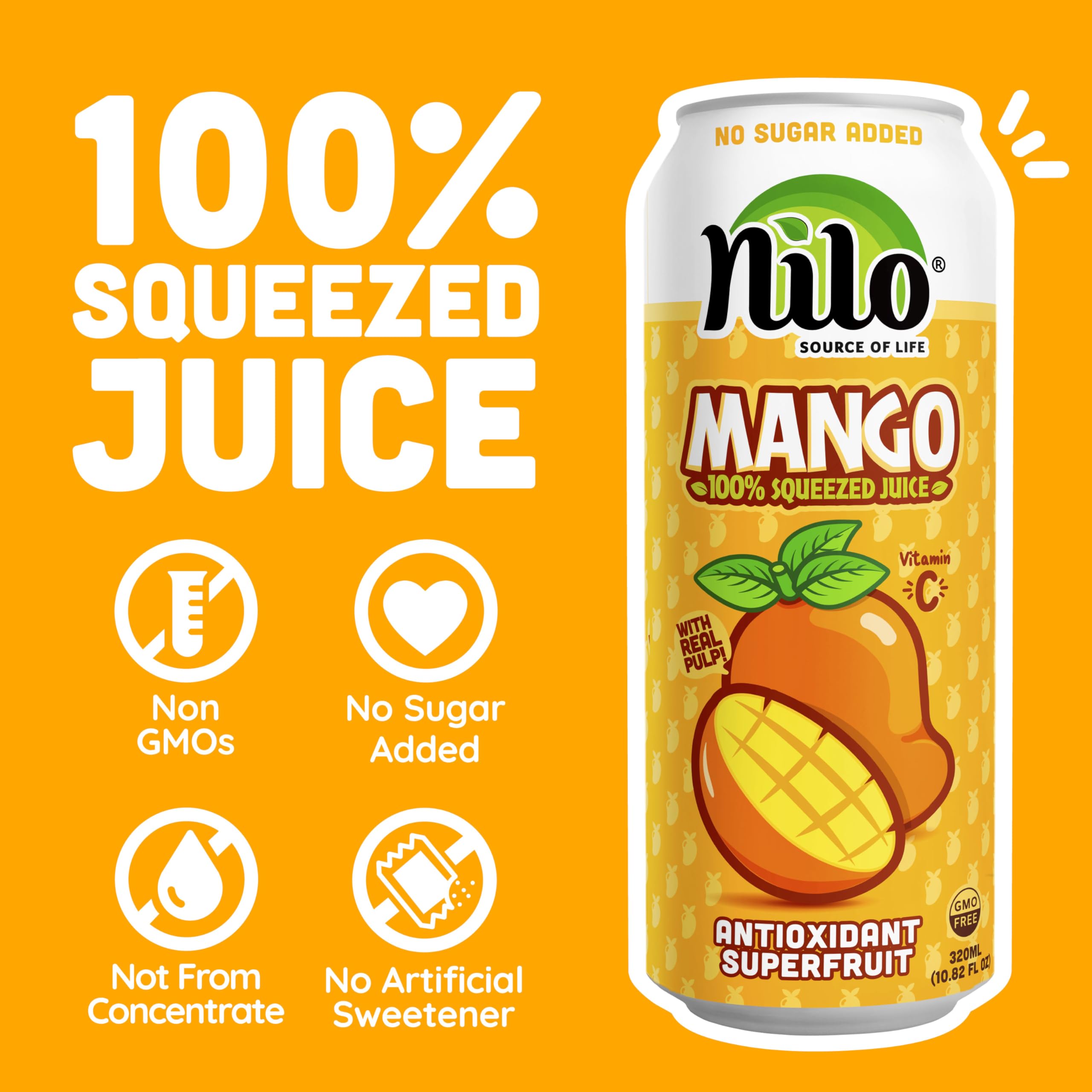 NILO poured into a chilled glass showing refreshing drinkability