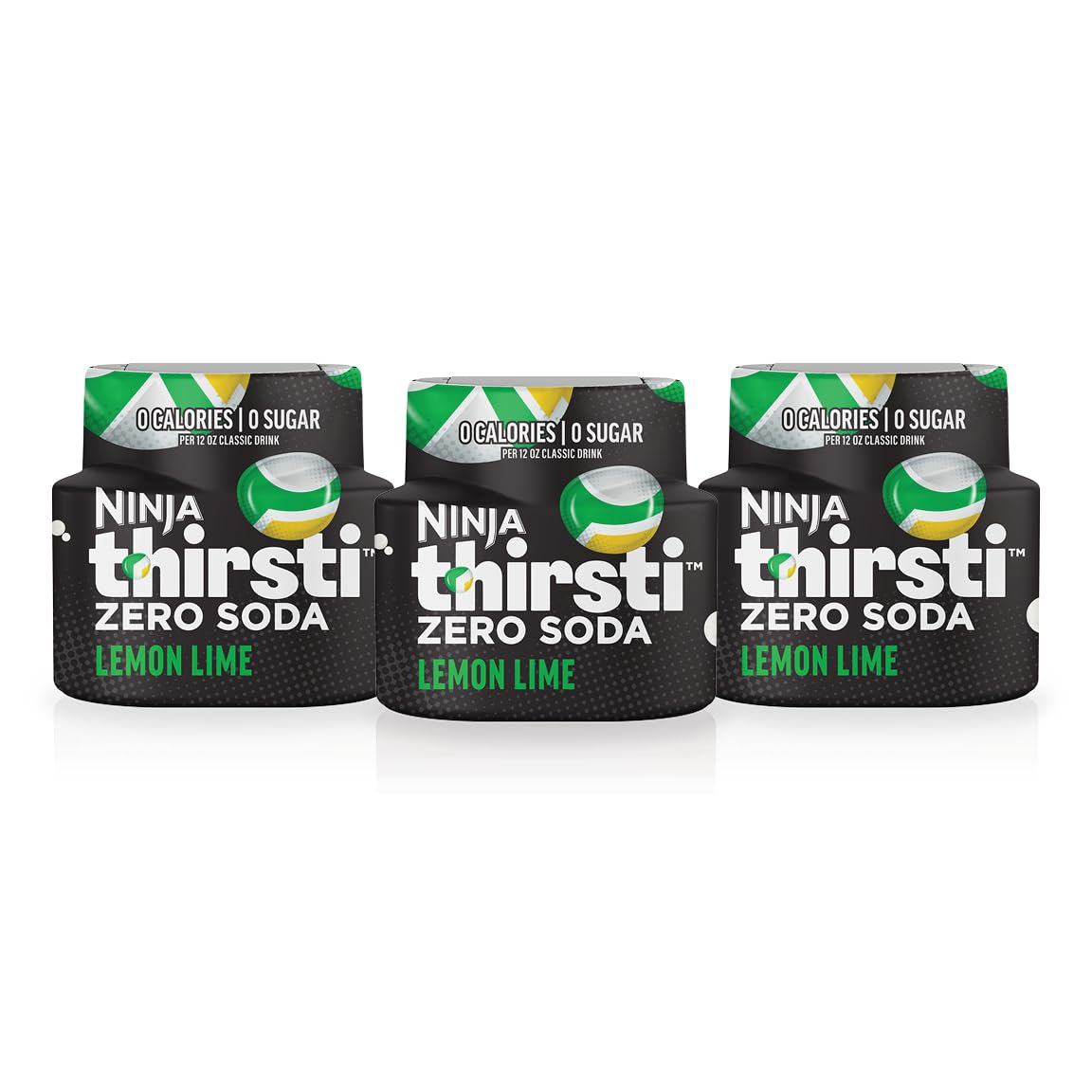 Ninja Lemon Lime front packaging showing three pods and benefits