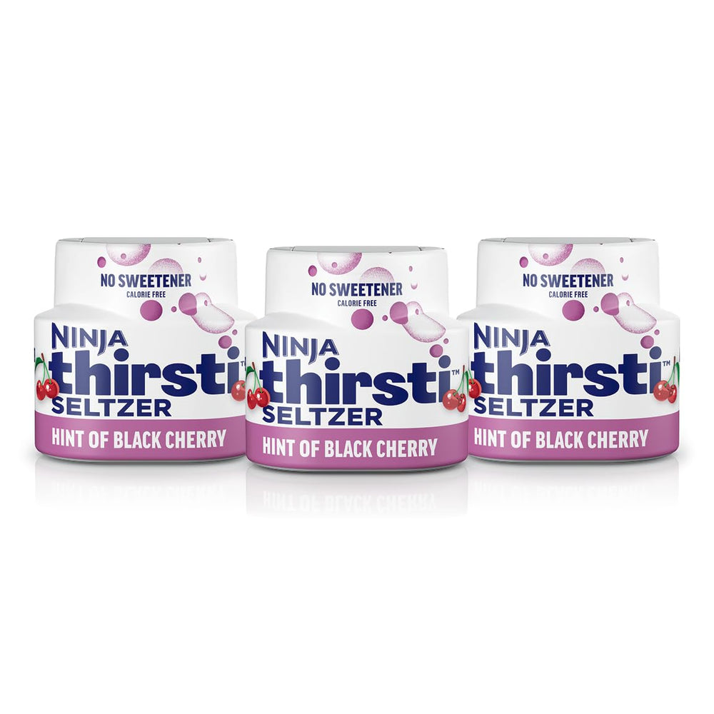 Ninja Thirsti front packaging showing three bottles and product benefits