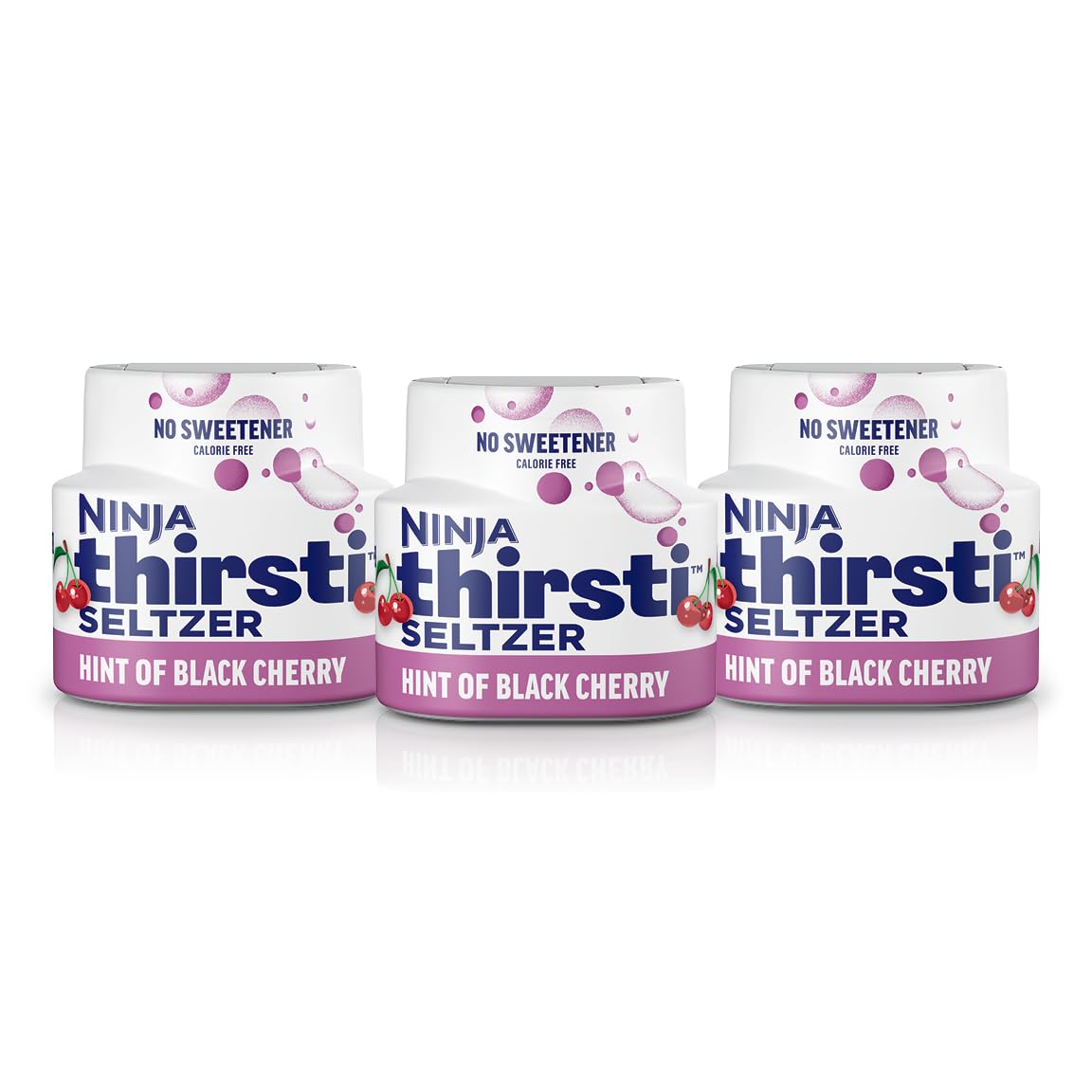Ninja Thirsti front packaging showing three bottles and product benefits