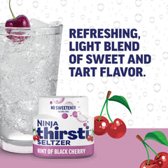 Ninja Thirsti dropper releasing a drop to flavor a 12oz drink