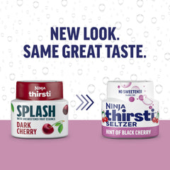 Ninja Thirsti added to sparkling water producing crisp cherry notes
