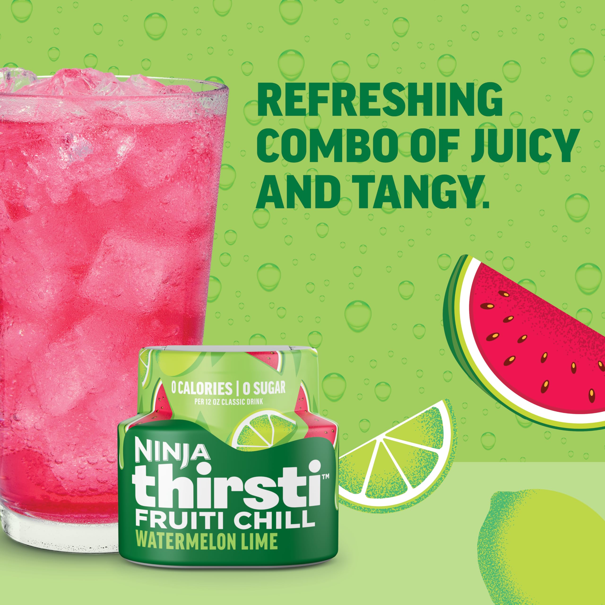 Ninja mixed flavors in glasses illustrating customizable drink options