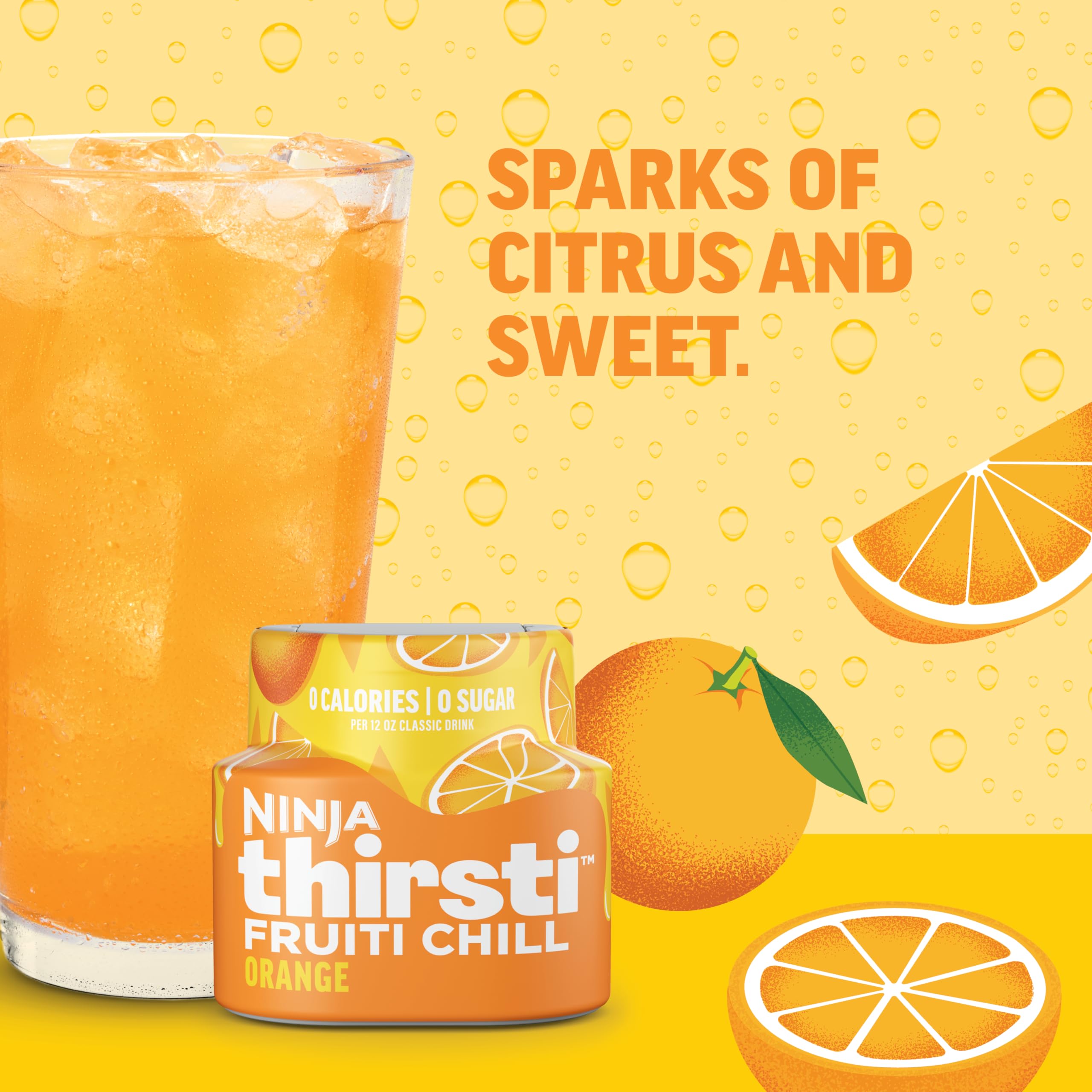 Ninja Thirsti serving size comparison showing one pod makes many 12oz drinks