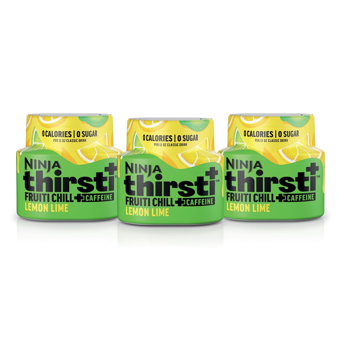 Ninja Thirsti front packaging showing lemon lime flavor and benefits