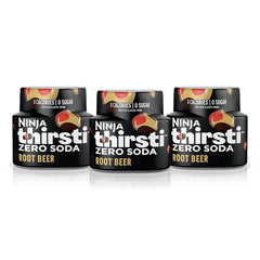 Ninja Thirsti front packaging showing root beer drops and convenience