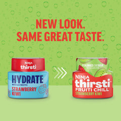 Ninja pour of Watermelon Lime into glass offering refreshing taste