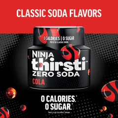Close-up of Ninja Thirsti cola drops texture and shape, clear portioning benefit