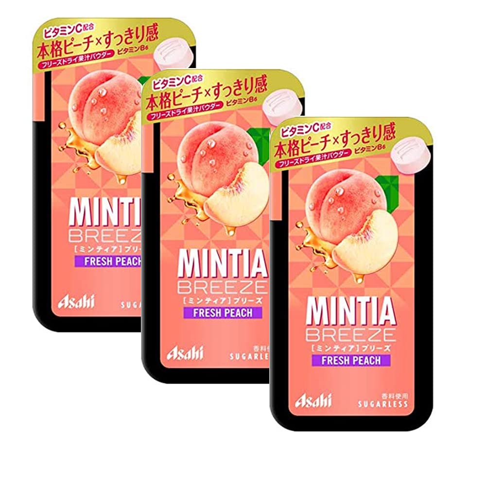 Ninjapo Mintia Breeze front packaging shows peach mint branding and compact benefit