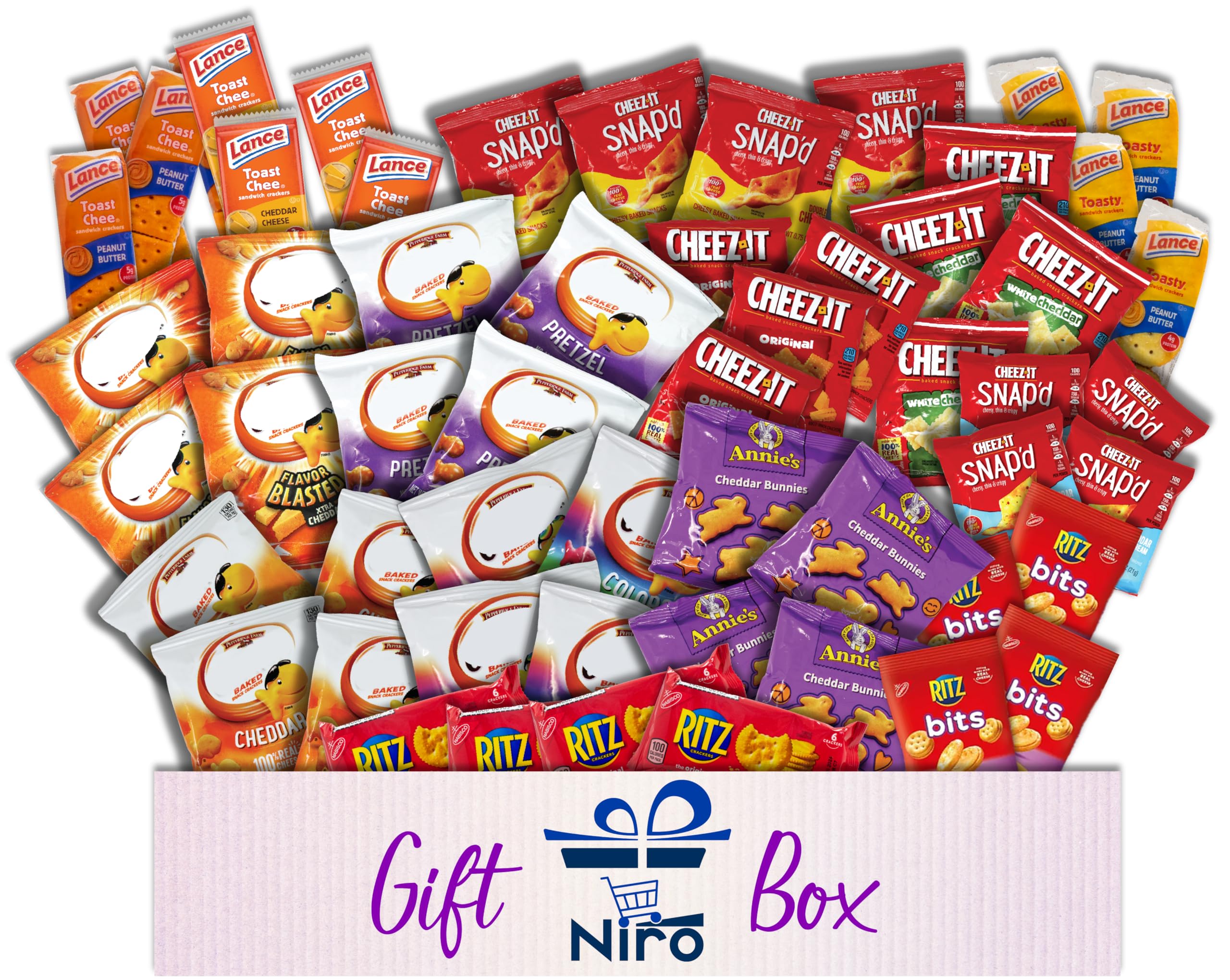 Niro close-up of cracker texture and golden color highlighting crispness and snack appeal