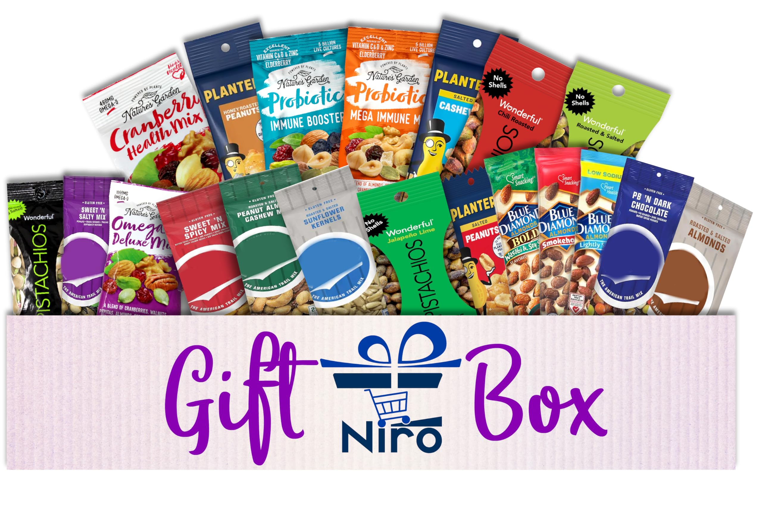 Niro single-serve pack close-up highlighting texture and freshness for easy snacking