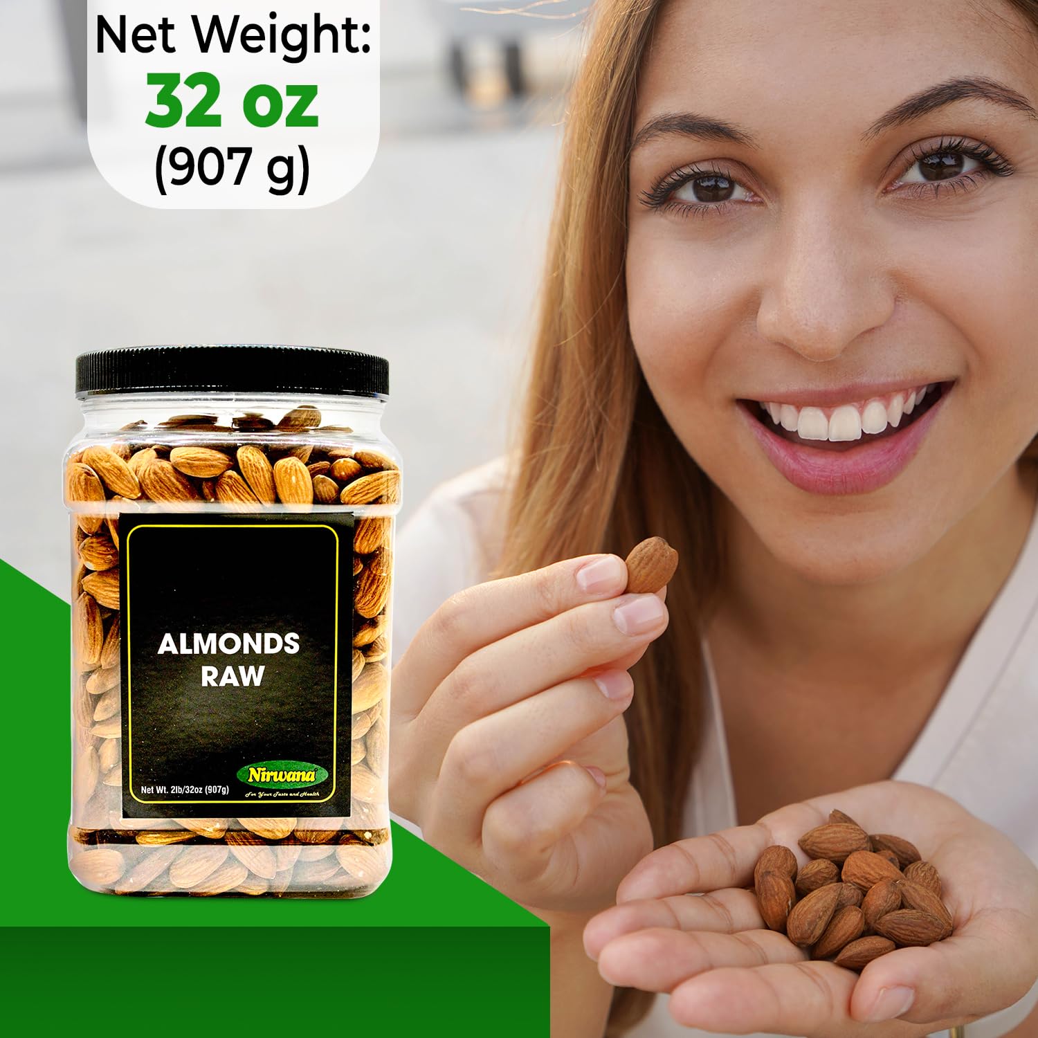 Nirwana raw almonds on charcuterie board enhancing flavor and presentation