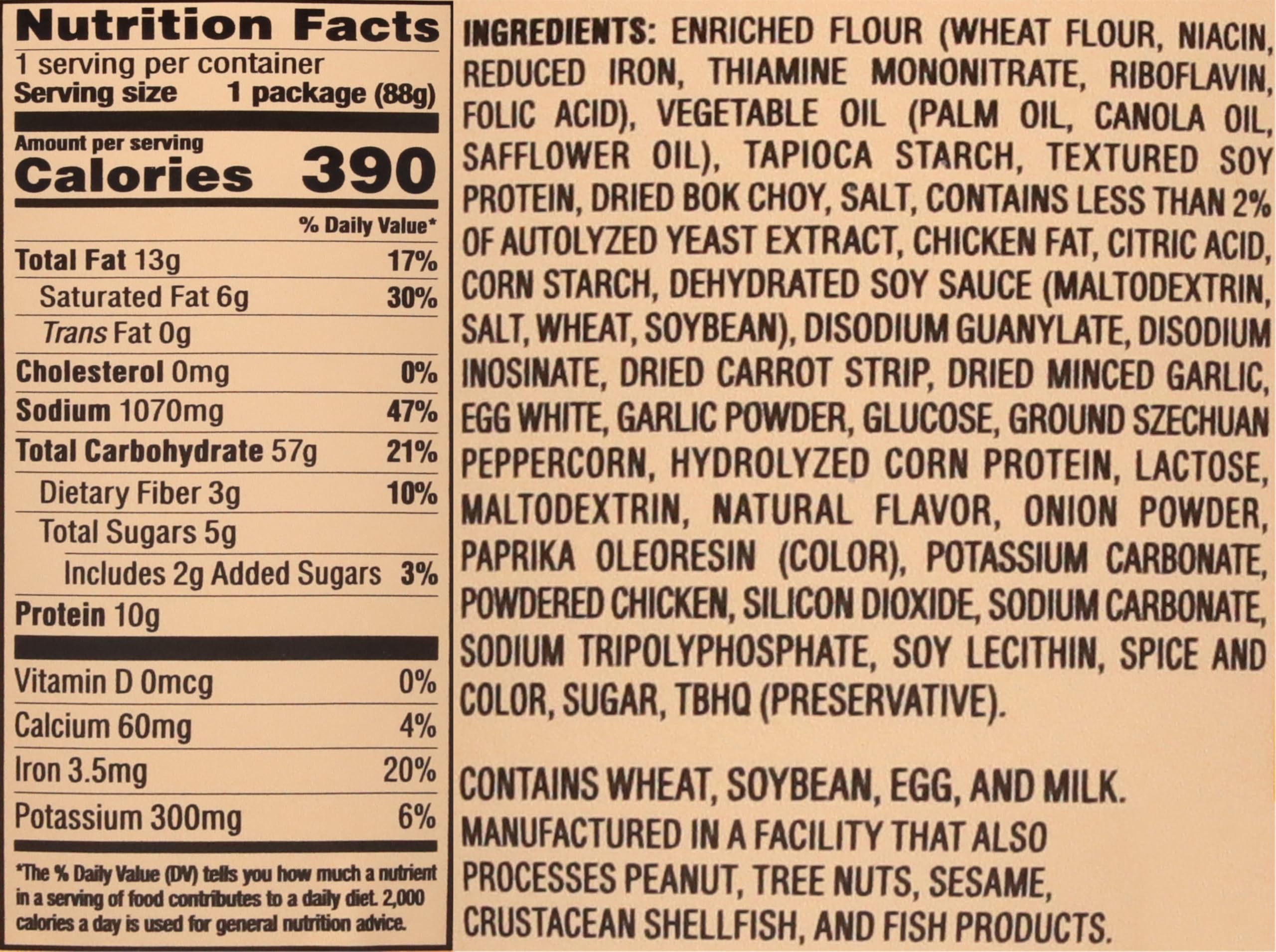 NISSIN six-pack next to common items showing compact pantry-friendly size