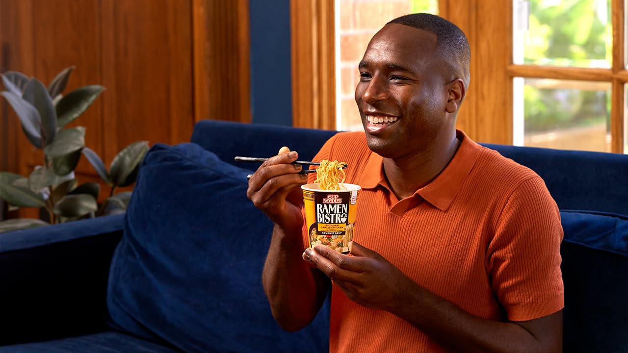 NISSIN served bowl in kitchen scene showing convenience and appeal