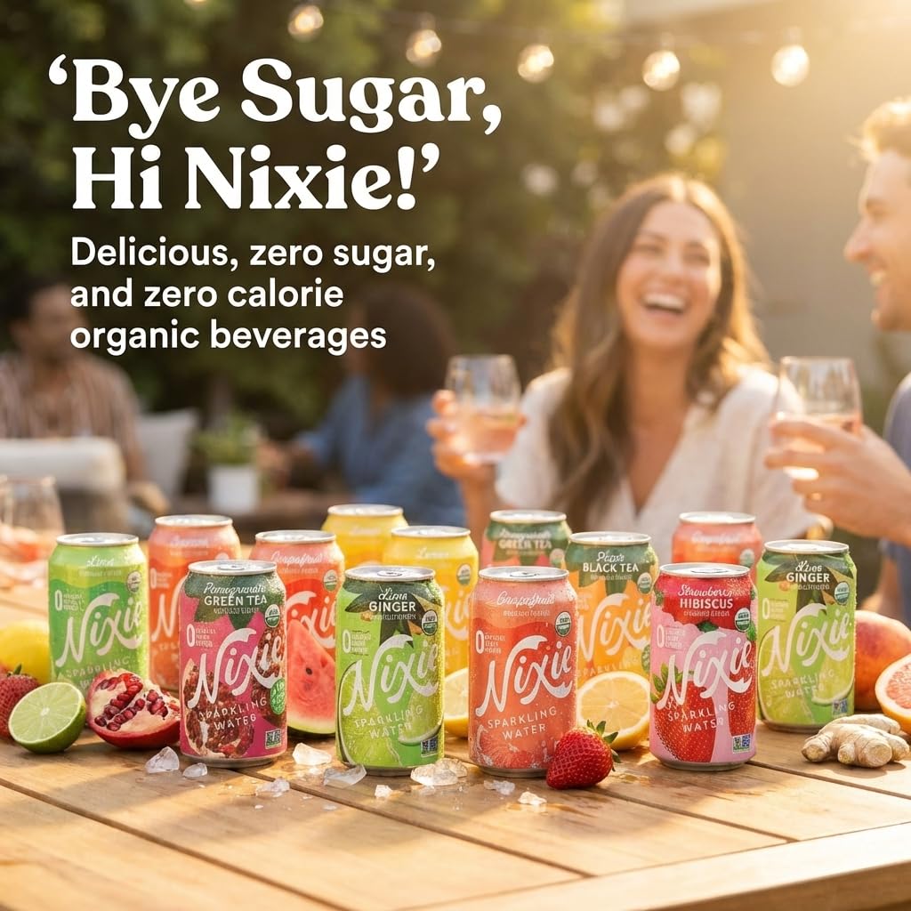 Nixie party tray serving sparkling waters offering crowd-pleasing zero-sugar choice
