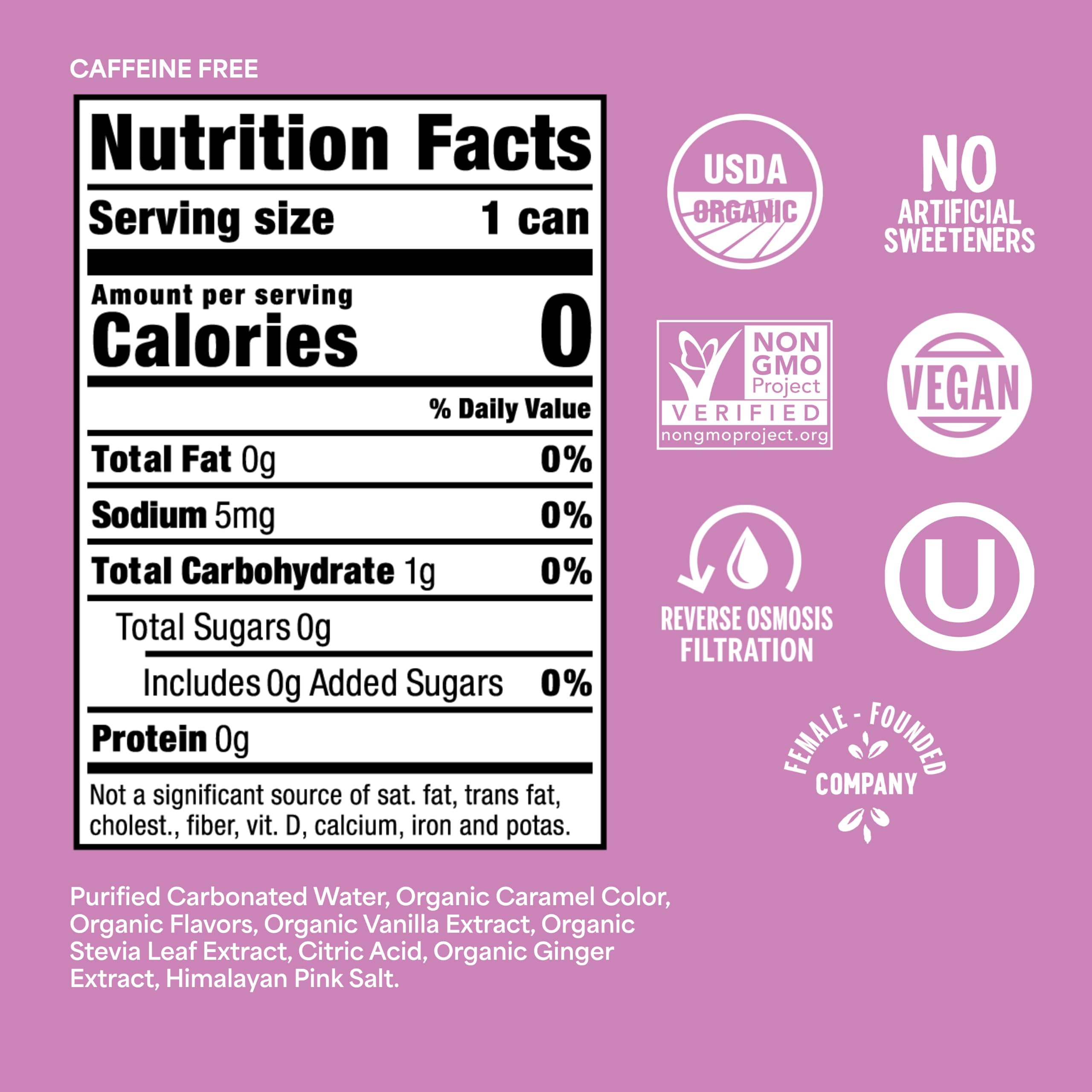 Nixie root beer can close-up highlighting brand logo and clean-ingredient benefit