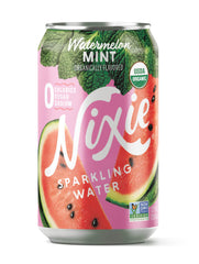 Nixie front packaging showing 24-pack and watermelon mint branding for refreshment