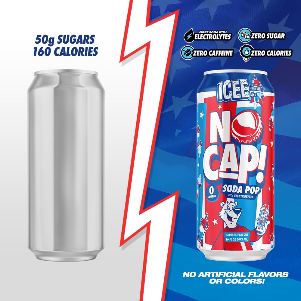 NO CAP! 12-pack beside ruler for size and portability comparison