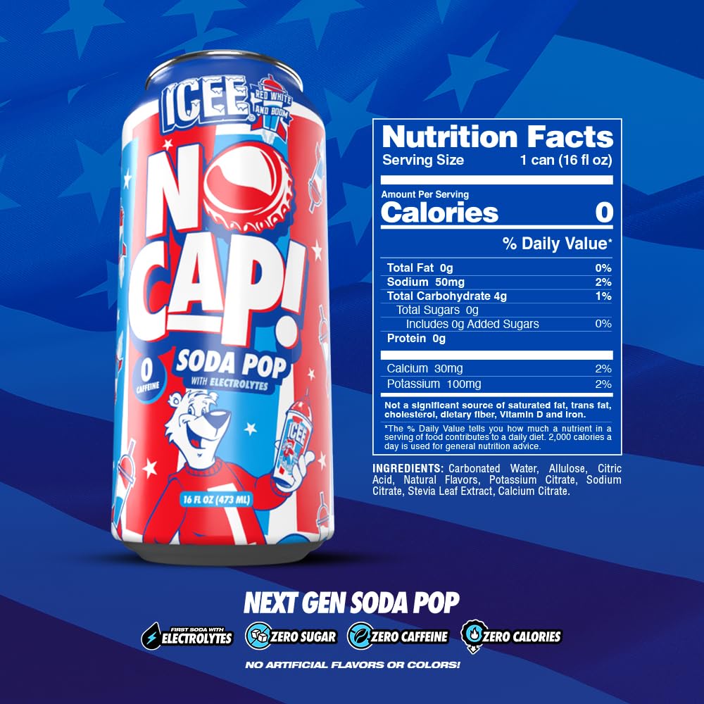 NO CAP! can close-up highlighting vibrant can art and crisp texture