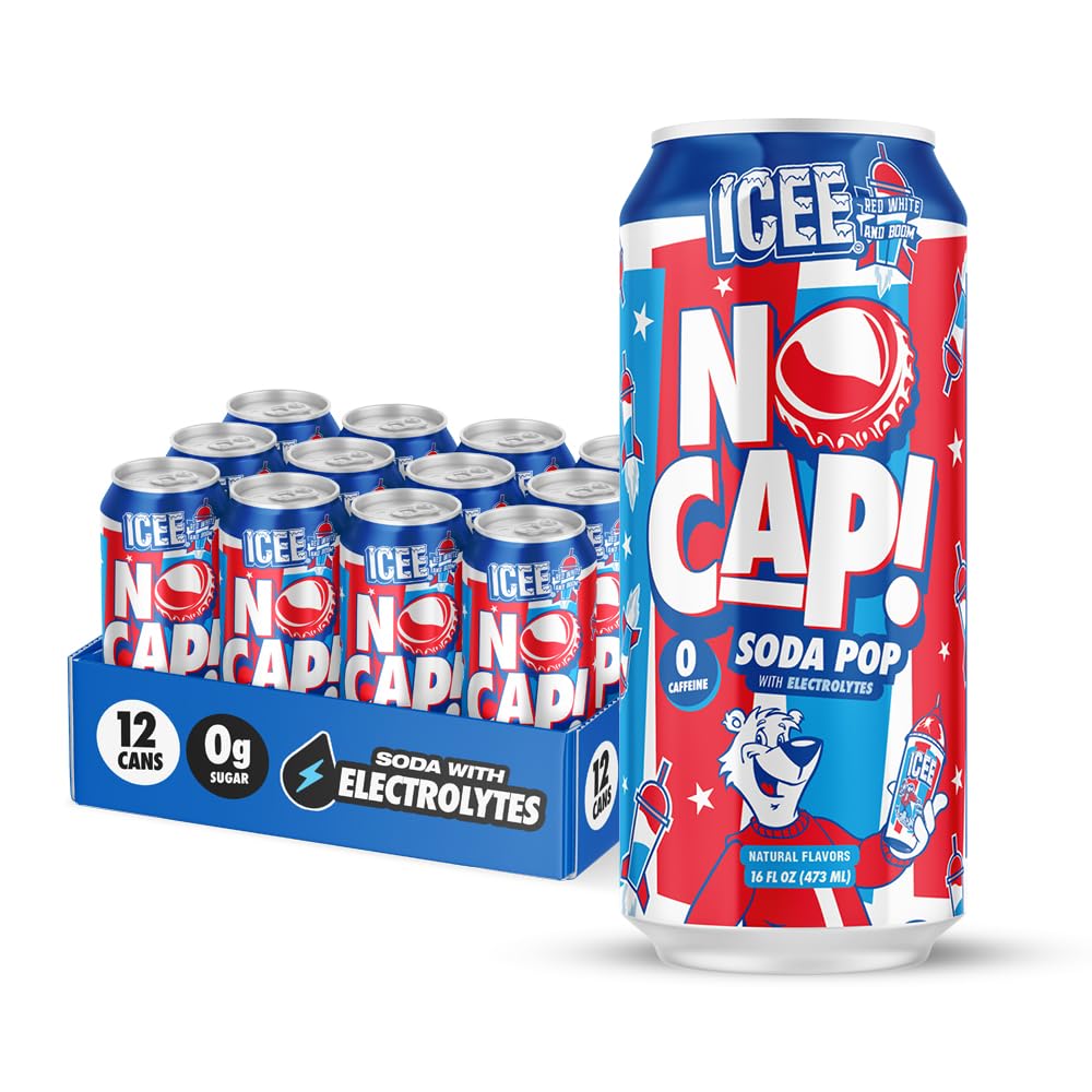 NO CAP! front packaging showing 12-pack and bold branding for shelf appeal