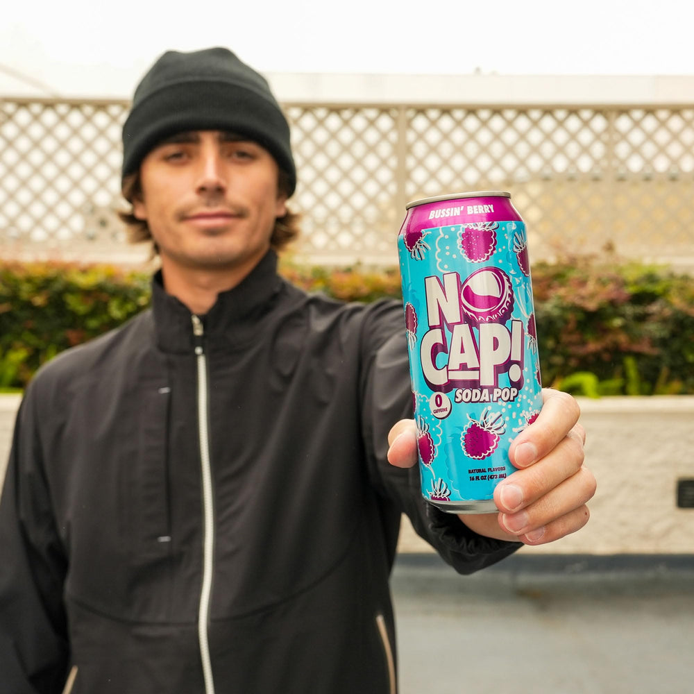 NO CAP! carbonation bubbles close-up showing fizzy texture and enjoyable mouthfeel