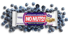 No Nuts! individually wrapped blueberry vanilla bar for easy grab-and-go convenience