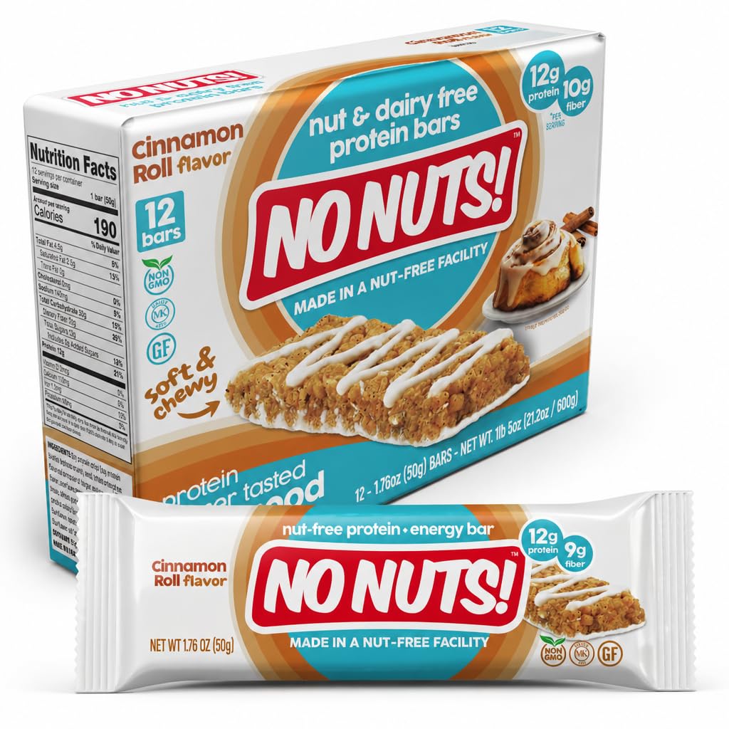 No Nuts! bar held in hand for scale showing portable portion benefit