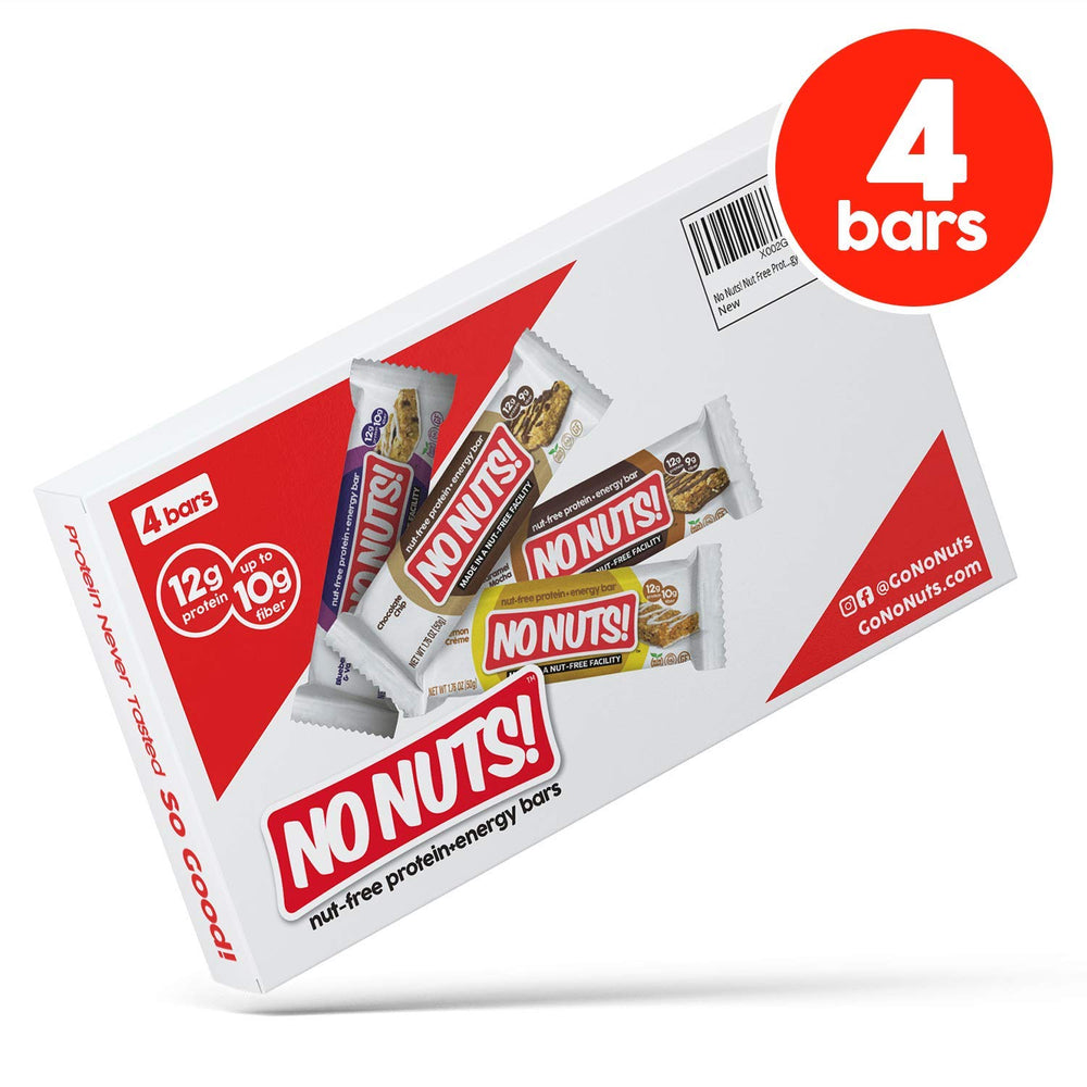 No Nuts! four-flavor lineup displayed to illustrate variety and choice