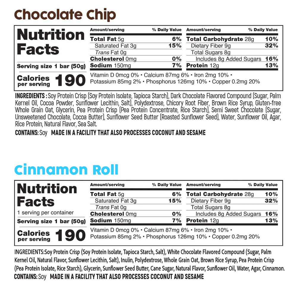 No Nuts! ingredients label close-up showing organic and non-GMO benefits