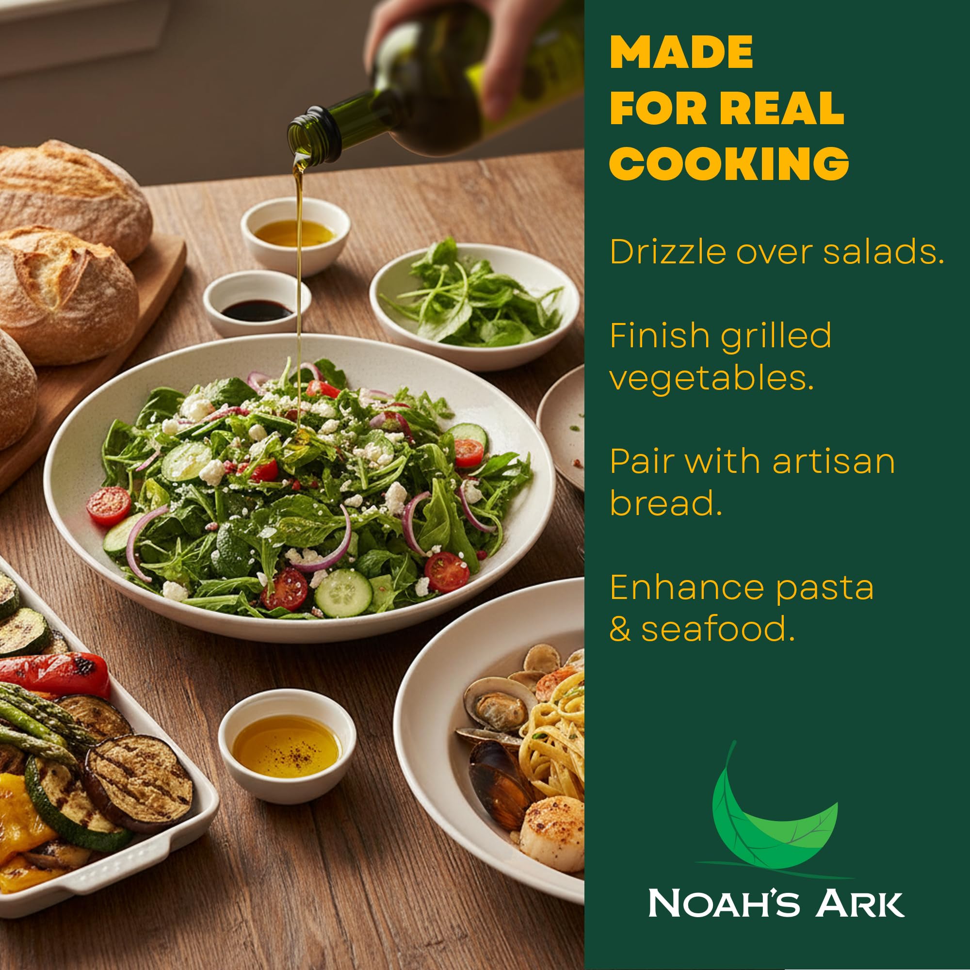 Noah's Ark hand-harvested olives in grove showing traceability benefit