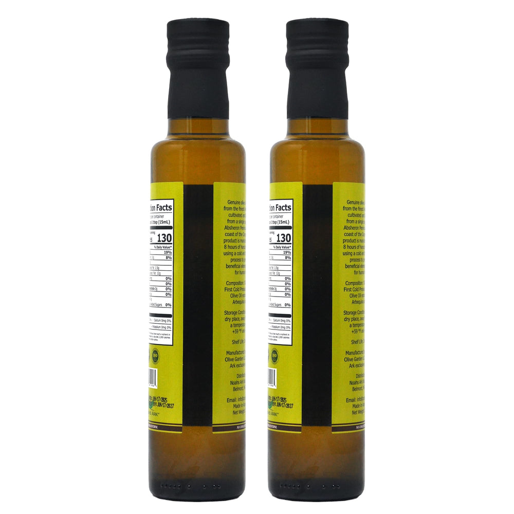 Noah's Ark two 250mL bottles on a kitchen counter ready for everyday use