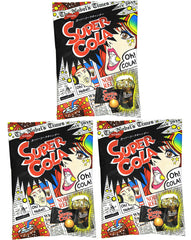ノーベル Nobel front packaging showing three 3.1oz bags and bright Pop‑Art design for eye-catching appeal