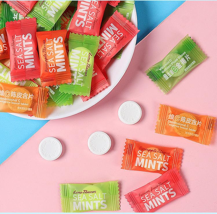 NOBLE PHOENIX candy held in hand showing size and individually wrapped convenience