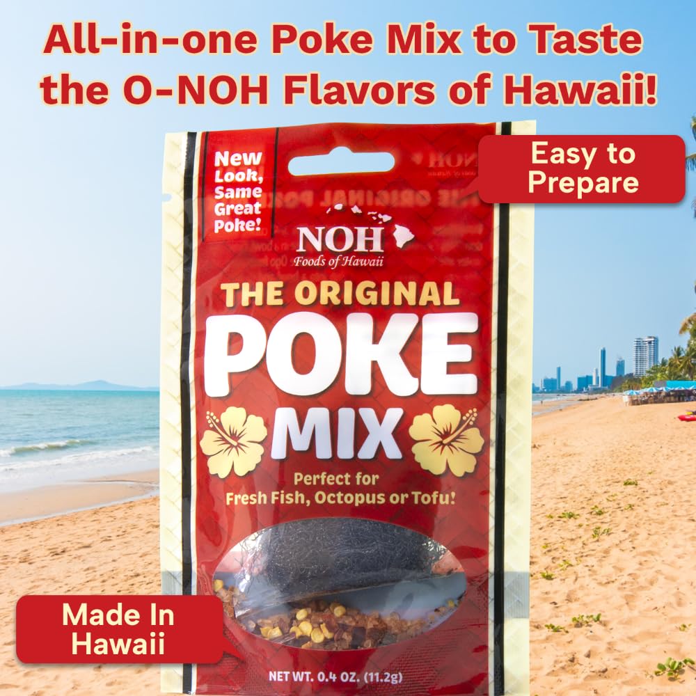 NOH mixed poke bowl with seasoned ahi showing vibrant topping appeal and quick meal