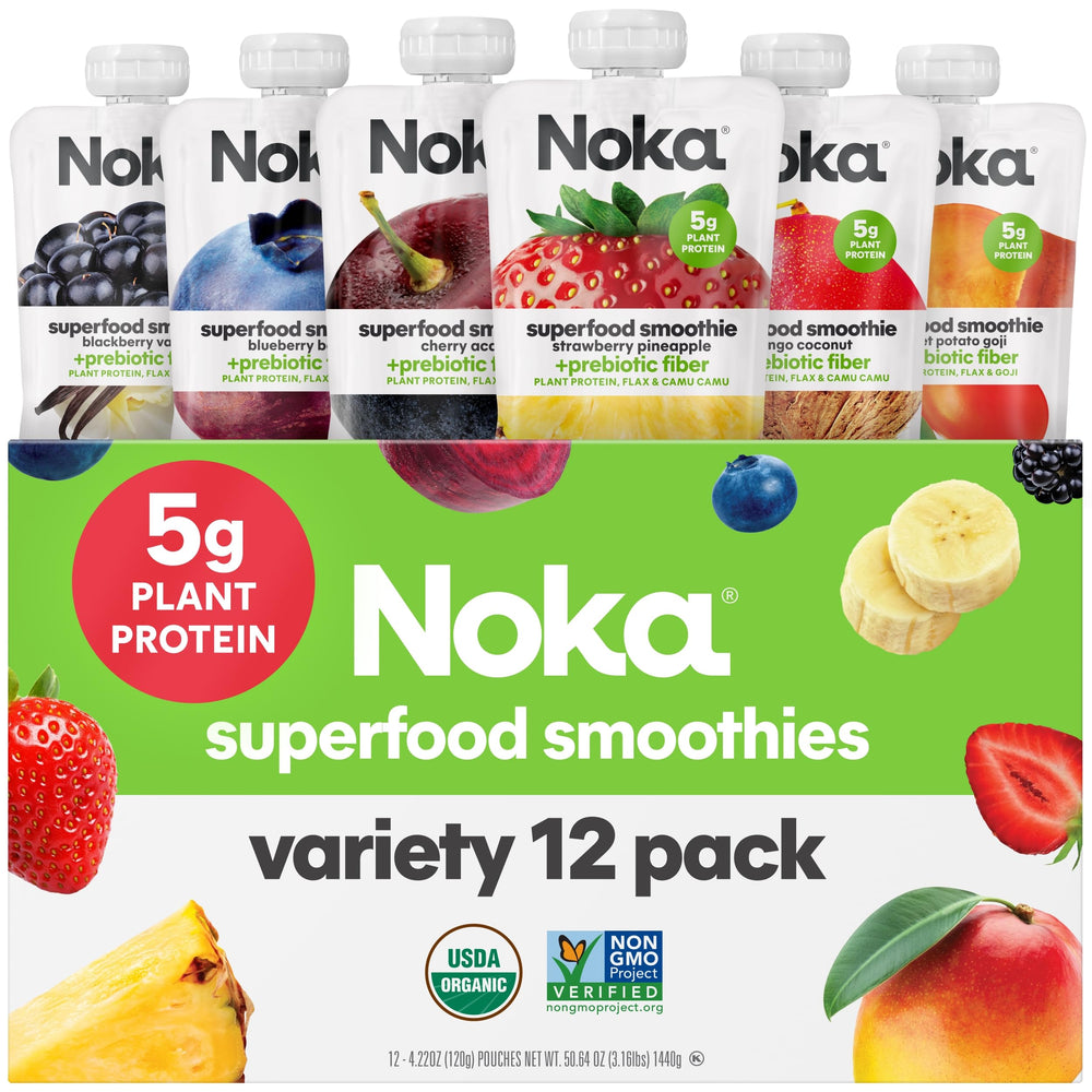 NOKA front packaging 12pk showing variety pack and compact benefit