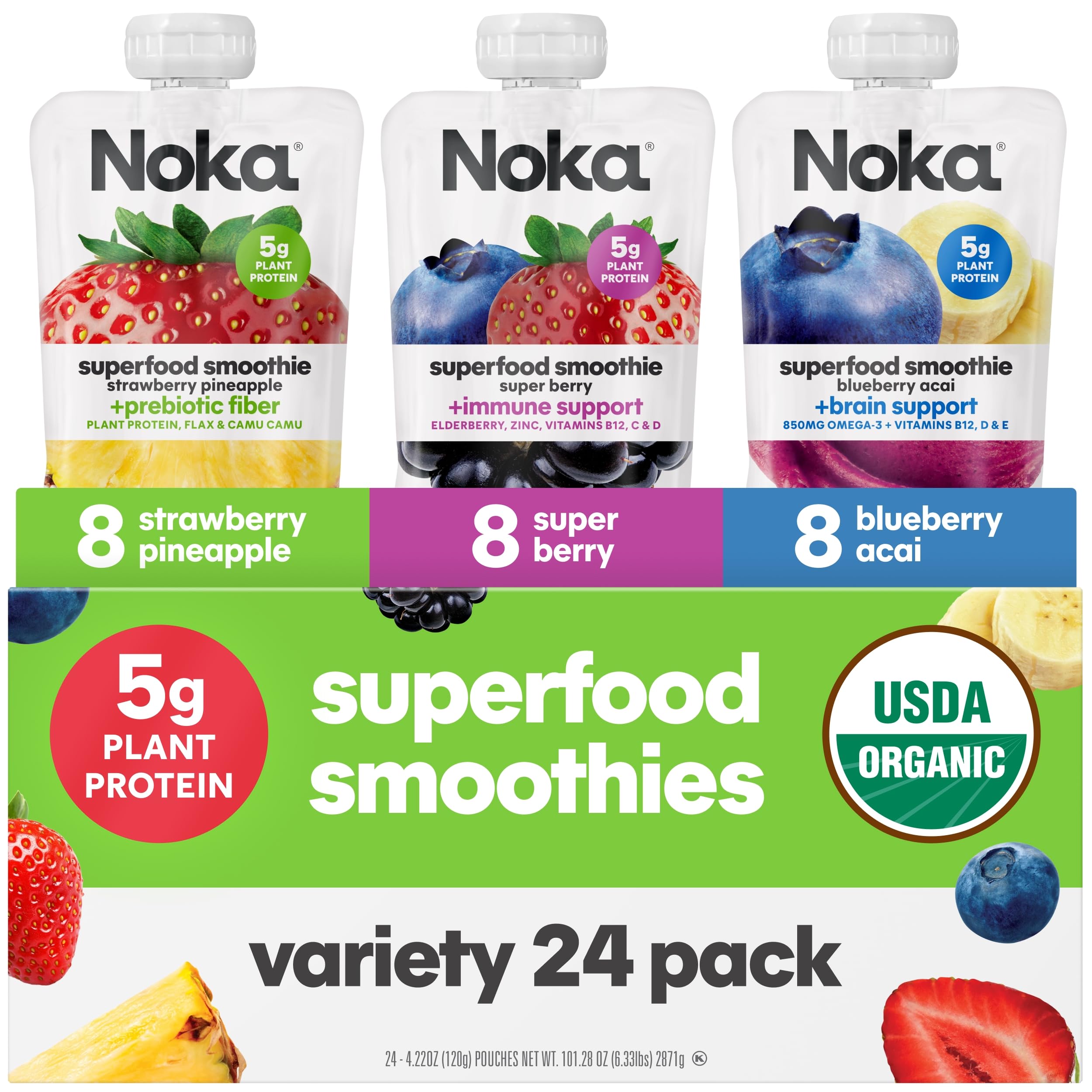 NOKA front packaging 24pk showing variety and convenience