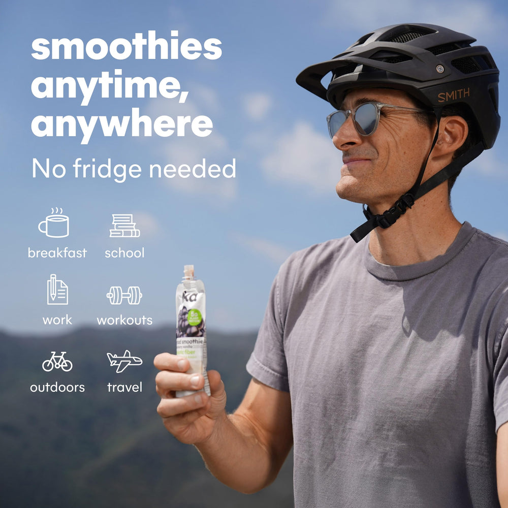 NOKA pouch next to smartphone illustrating compact size and portability