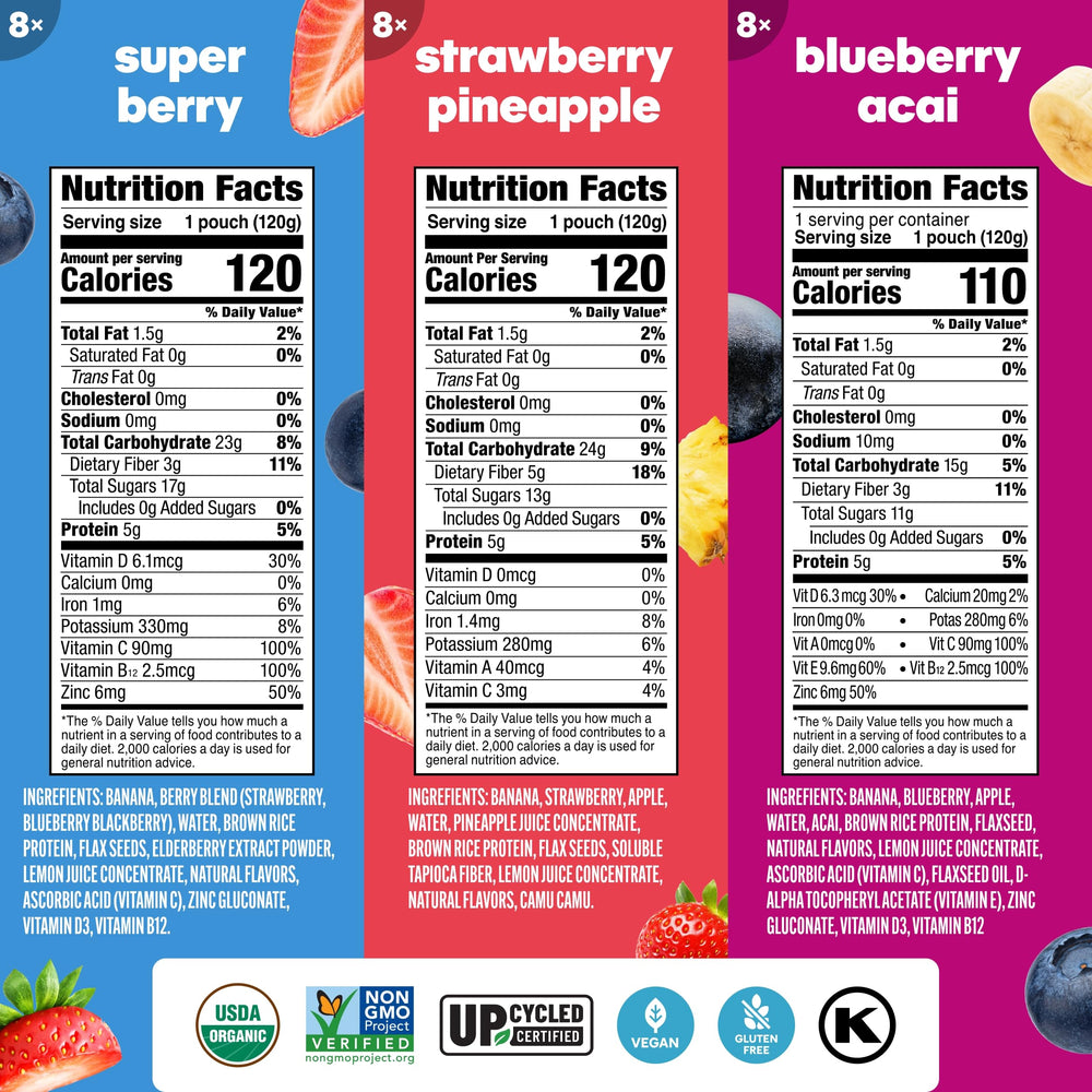 NOKA three flavors side-by-side highlighting flavor variety