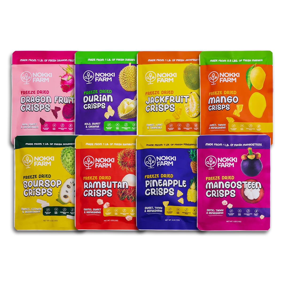 NOKKI FARM front packaging showing bold branding and shelf-stable benefit
