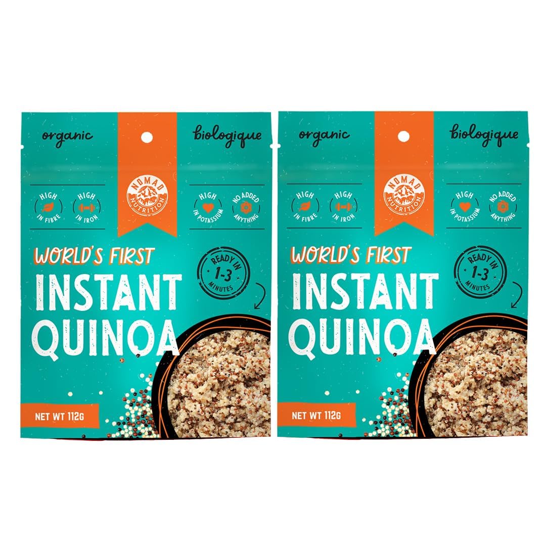 Nomad Nutrition front packaging showing pack of two sachets for quick meals