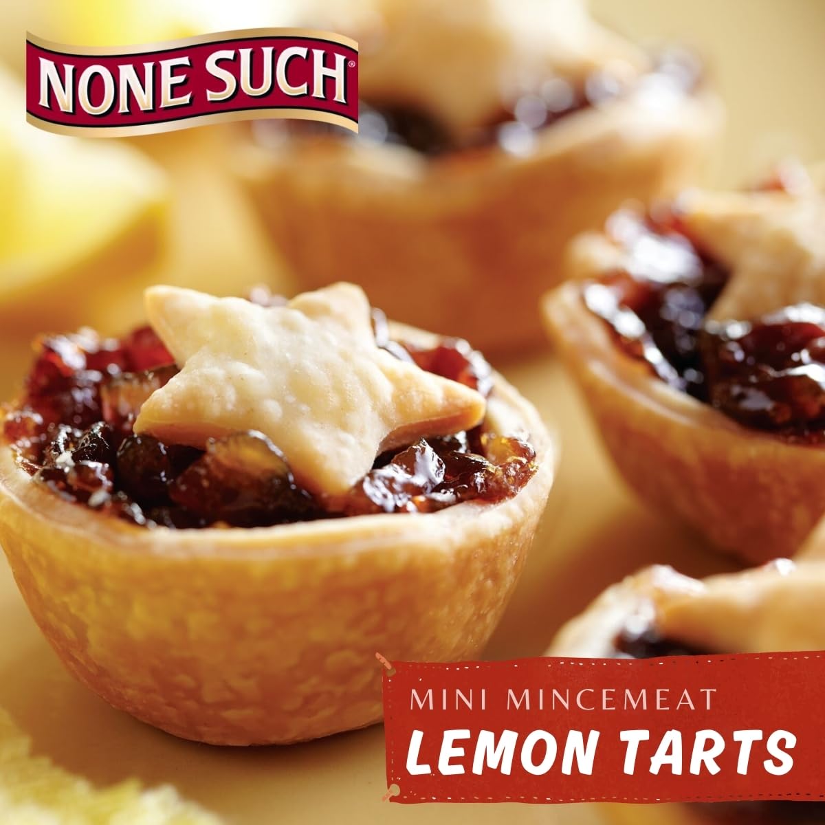 None Such baked pie slice filled with mincemeat demonstrating finished dessert