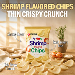 Nongshim variety pack contents laid out to display individual snack types and choices
