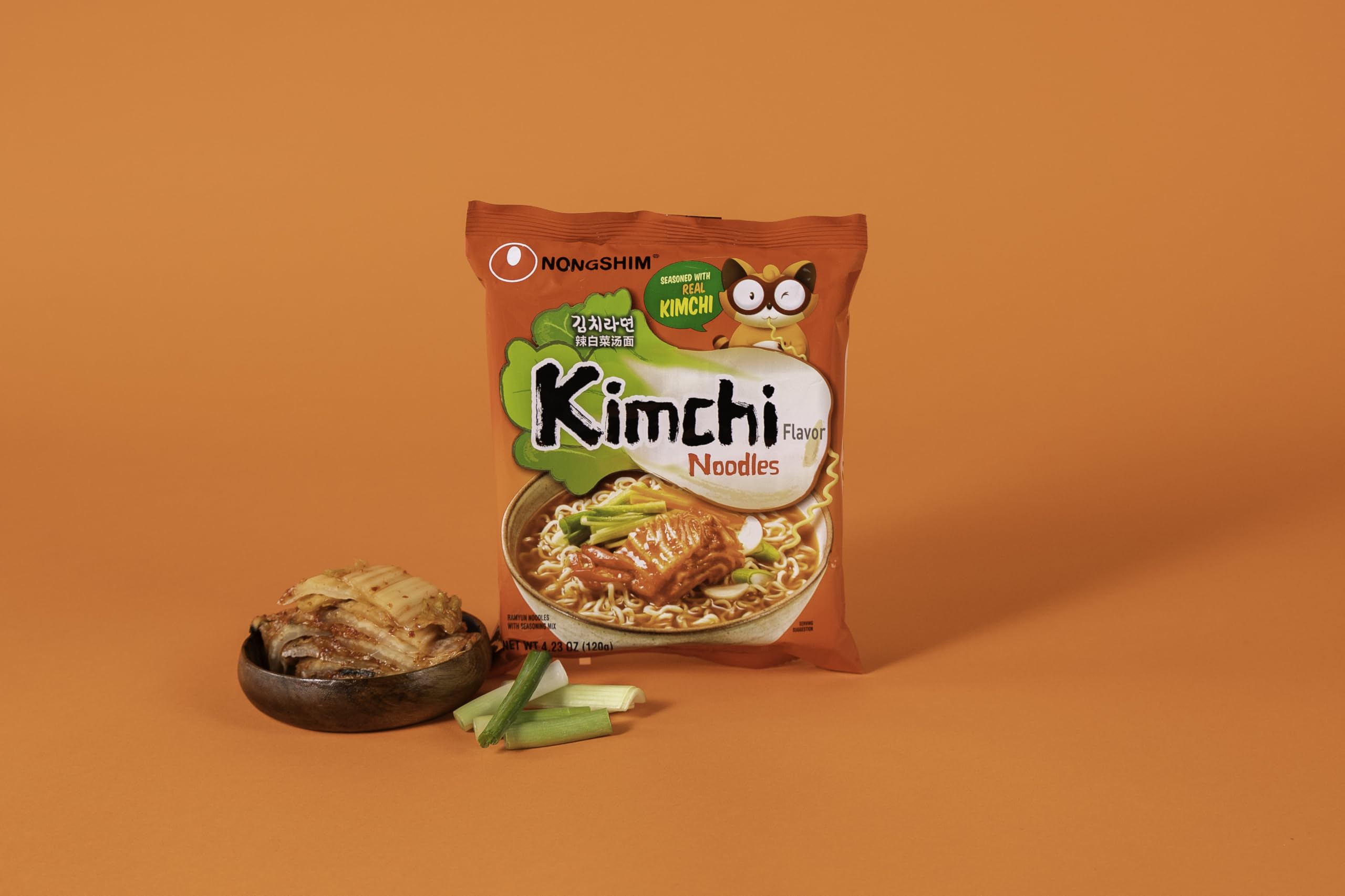 Nongshim served ramen in kitchen setting showcasing flavorful ready-to-eat comfort