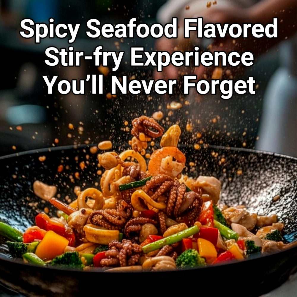 Nongshim Neoguri seasoning packets displayed to show concentrated spicy seafood flavor